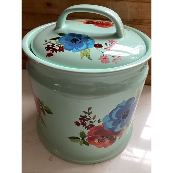 Pioneer Woman Melody Stoneware Onion Keeper 7.8” - Picture 4 of 9